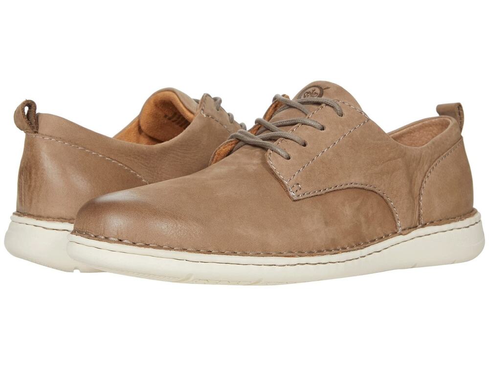 Born Todd Men's Shoes Lace-Up Full Grain Brown Nubuck Leather Size 10.5 M